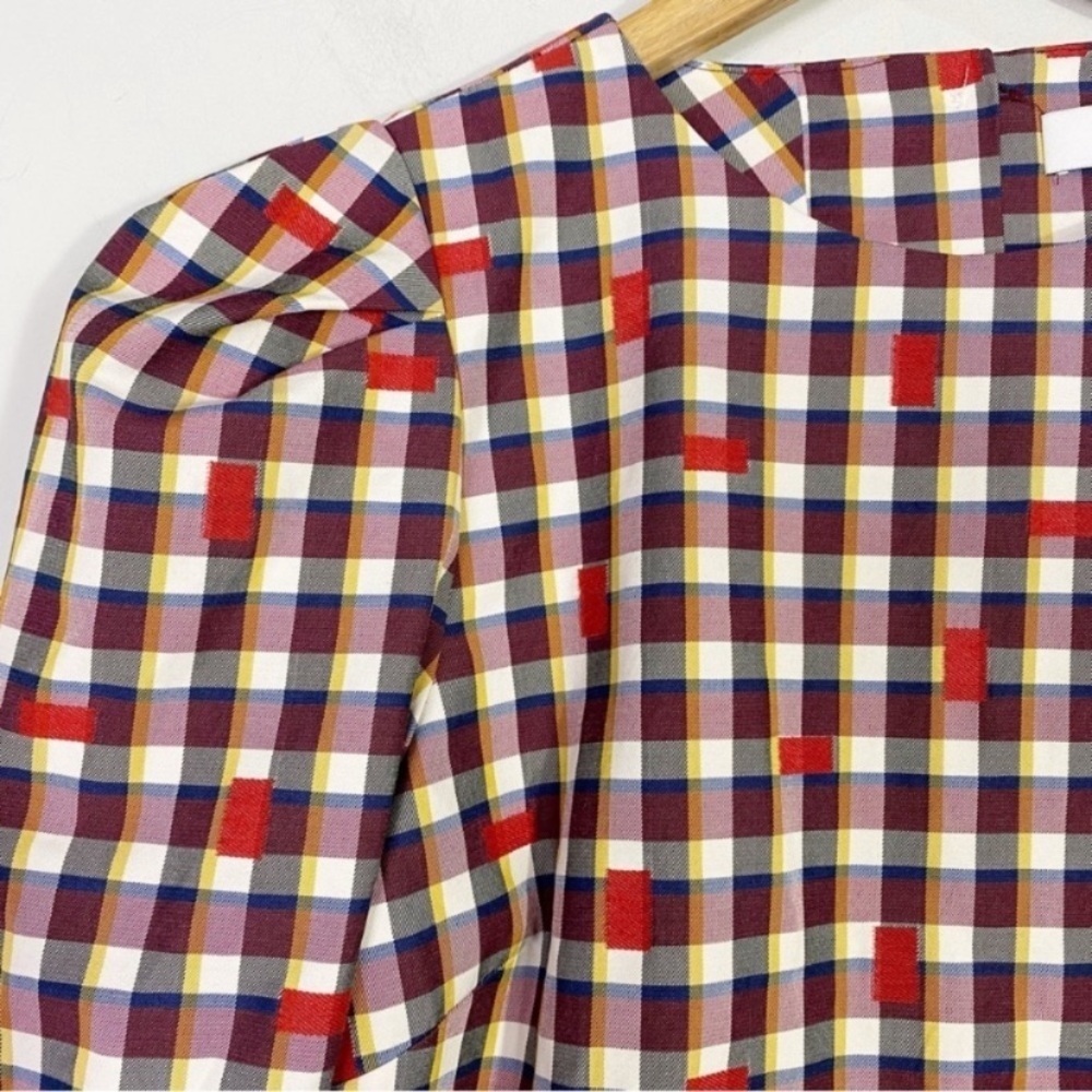 HUNTER BELL Delilah Top Odessa Check Plaid - Picture 7 of 14
